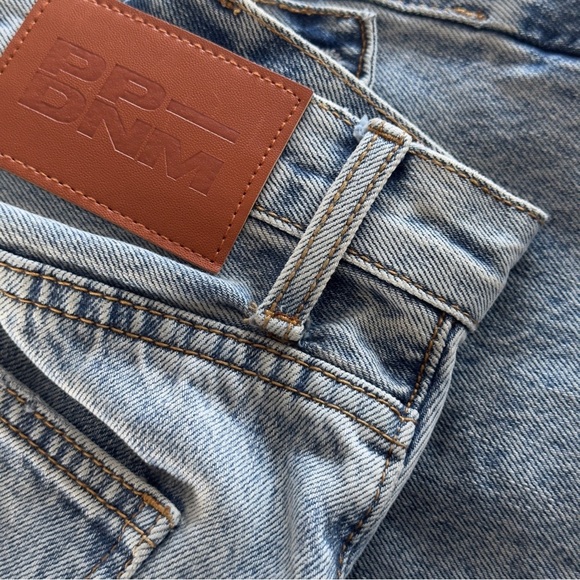 Princess Polly Light Wash Asymmetric Straight Leg Jeans - Picture 11 of 11